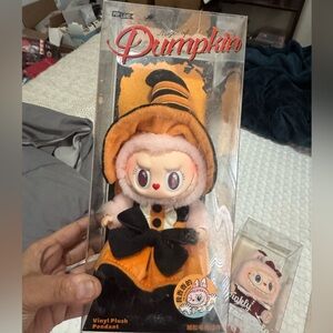 Pop Mart Labubu Magic of Pumpkin Mokoko (Pop Land Exclusive) Vinyl Plush Pendant